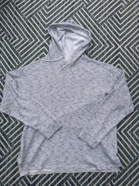 Original Use Heather Light Gray Men's Hooded Pullover